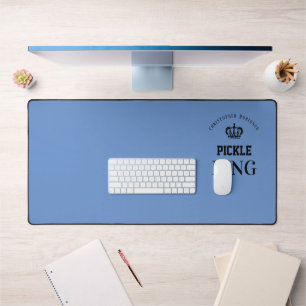 Pickle king personalised desk mat