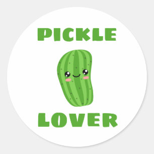 Pickle Lover Classic Round Sticker