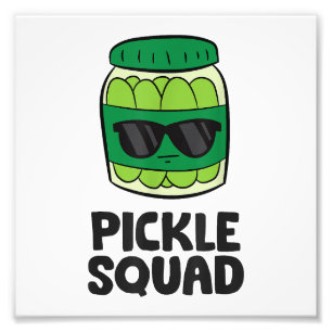 Pickle Lover Team Pickles Funny Pickle Squad Photo Print