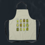 Pickle Lover Vintage Canned Pickles Jar Christmas  Apron<br><div class="desc">Pickle Lover Vintage Canned Pickles Jar Christmas Gift</div>