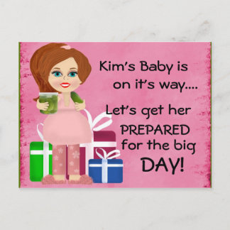 Pickle Mummy Baby Shower Invitation Card