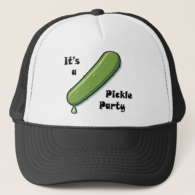 Pickle Party Trucker Hat (Front)