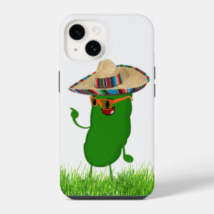 Pickle Person With Mexican Sombrero iPhone 14 Case