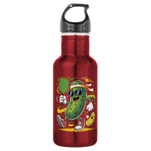 Pickle Playing Pickleball 532 Ml Water Bottle