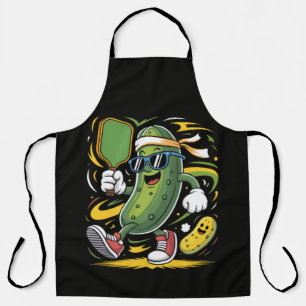 Pickle Playing Pickleball Apron