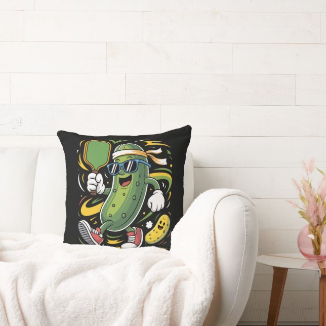 Pickle Playing Pickleball Cushion (Couch)