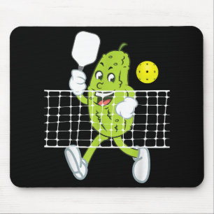 Pickle Playing Pickleball - Funny Pickleball Paddl Mouse Mat