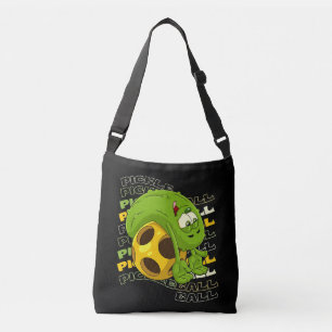 Pickle Power! Cute Pickleball Kids Crossbody Bag