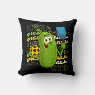 Pickle Power! Cute Pickleball Kids Cushion