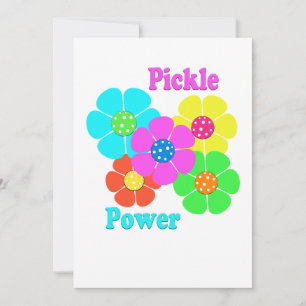 Pickle Power Pickleball Invitation