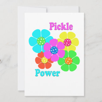 Pickle Power Pickleball Invitation