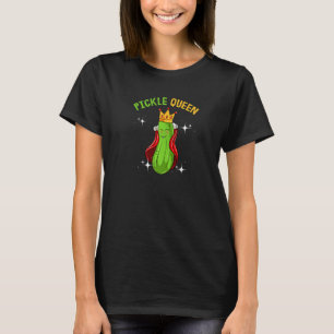 Pickle Queen Funny Vegan Cucumber Vegetable T-Shirt