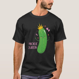 Pickle Queen Vegan Producer Farmer Vegetarian Wome T-Shirt