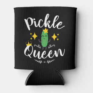 Pickle Queen Women Pickles Lover Can Cooler
