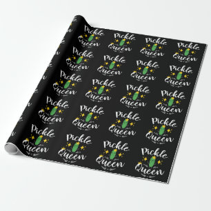 Pickle Queen Women Pickles Lover Wrapping Paper