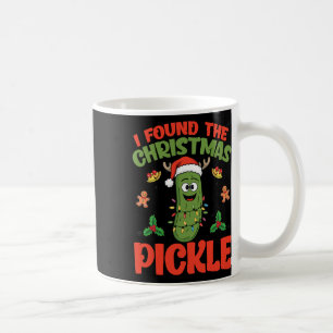 Pickle Santa Hat Xmas Lights - I Found The Christm Coffee Mug