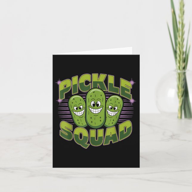Pickle Squad Dill Team  Card (Front)