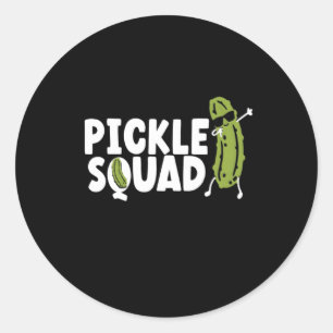 Pickle Squad For Pickle Classic Round Sticker