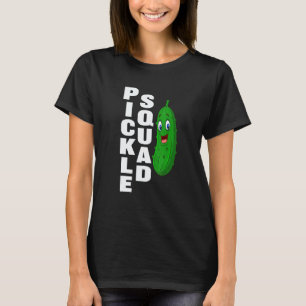 Pickle Squad Unique Cute Dill Pickle Vegan 1 T-Shirt
