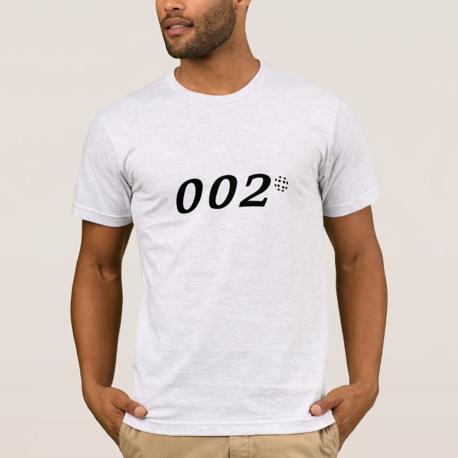 Pickleball 002 Zero Zero Two Secret Agent T-Shirt (Front)