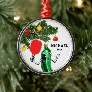 Pickleball 2025 Collectable Metal Tree Decoration