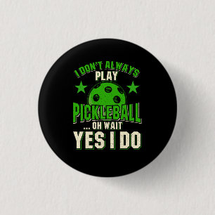 Pickleball 3 Cm Round Badge