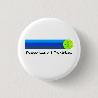 Pickleball 3 Cm Round Badge