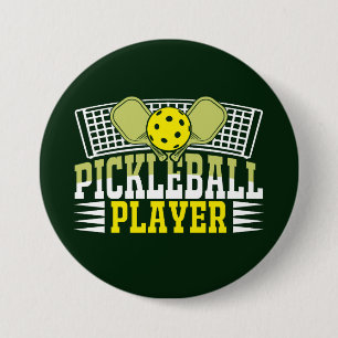 Pickleball 7.5 Cm Round Badge