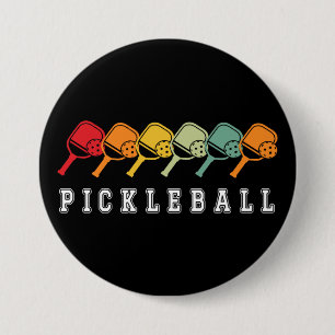 Pickleball 7.5 Cm Round Badge