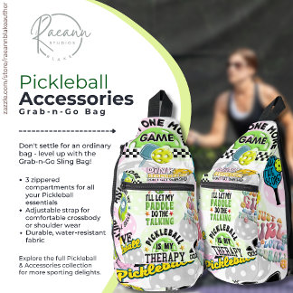Pickleball Accessories Grab-n-Go Sling Bag