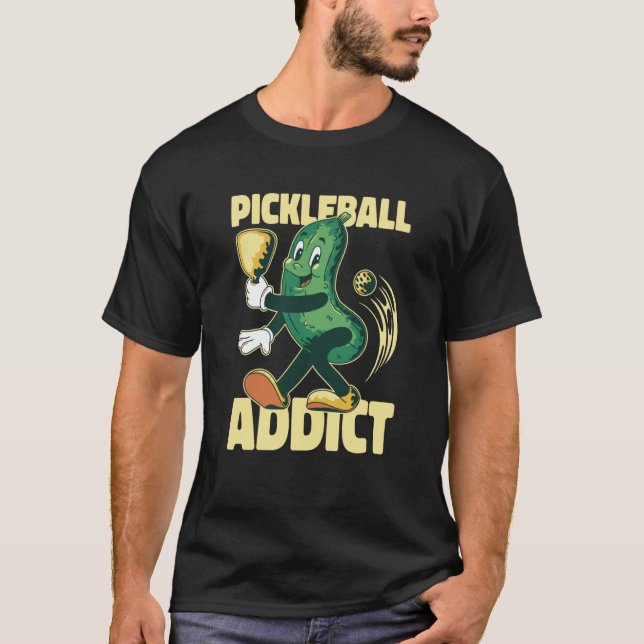 Pickleball Addict Pickle Pickleball Player Boys Gi T-Shirt (Front)