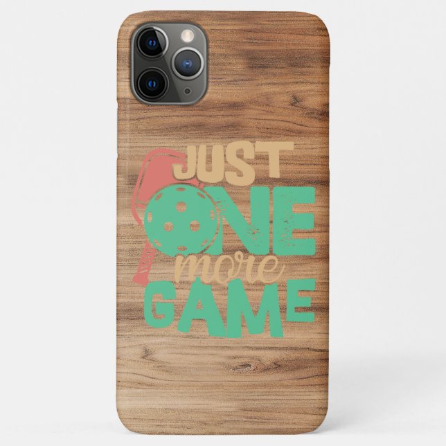 Pickleball Addiction: Just One More Game Chuckles Case-Mate iPhone Case (Back)
