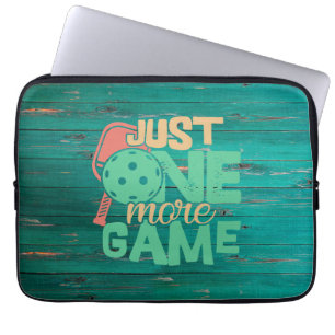 Pickleball Addiction: Just One More Game Chuckles Laptop Sleeve