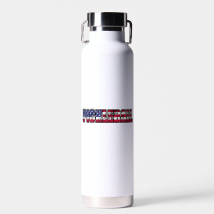 Pickleball American Flag Water Bottle