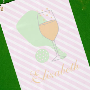 Pickleball and Prosecco Bridal Shower Towel