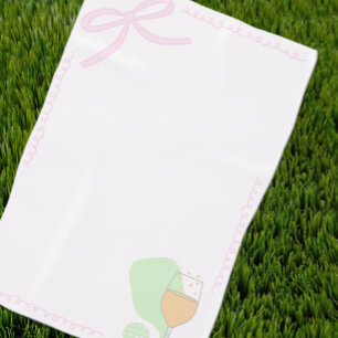 Pickleball and Prosecco Bridal Shower Towel