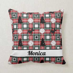  Pickleball🎄 and reindeer Merry Christmas  Cushion