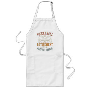 Pickleball and Retirement It's A Perfect Match Long Apron