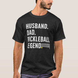 Pickleball Art For Husband Men Pickle Ball Pickleb T-Shirt
