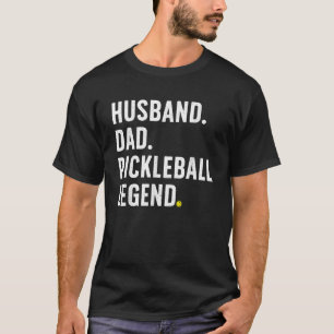 Pickleball Art For Husband Men Pickle Ball Pickleb T-Shirt