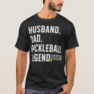 Pickleball Art For Husband Men Pickle Ball Pickleb T-Shirt