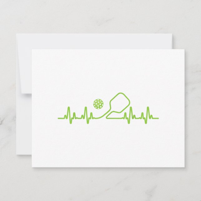 Pickleball Art For Men Women Pickle Ball Picklebal Holiday Card (Front)