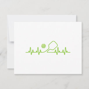 Pickleball Art For Men Women Pickle Ball Picklebal Holiday Card