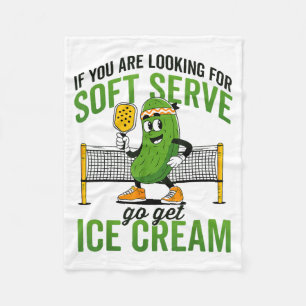Pickleball art for men women pickleball player fleece blanket