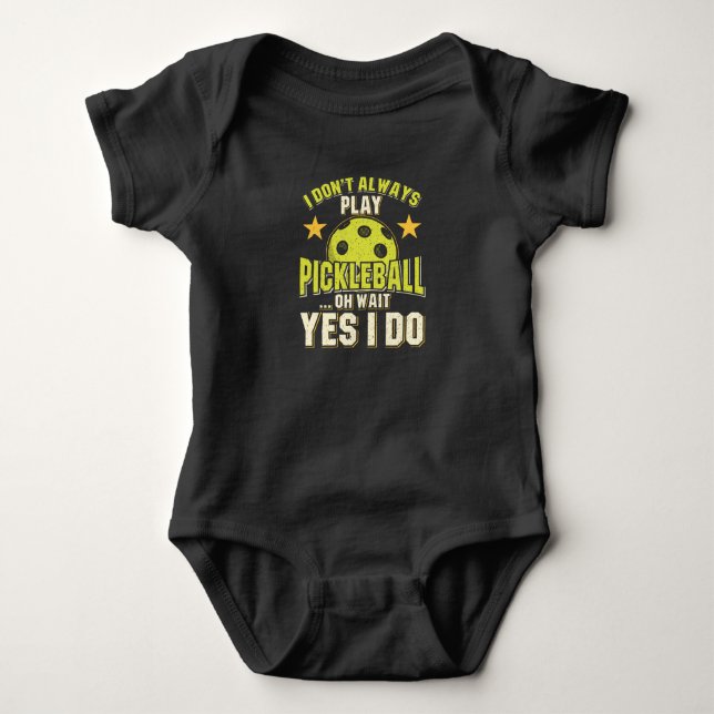 Pickleball Baby Bodysuit (Front)