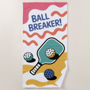 Pickleball Ball Breaker Sports Club Court Beach Towel