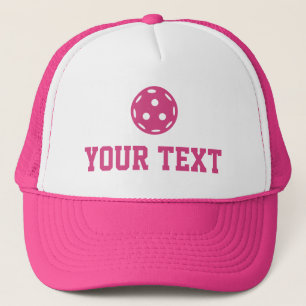Pickleball Baller Funny Custom Text Name Trucker Hat