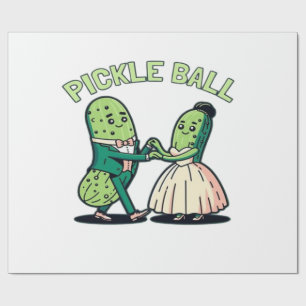 Pickleball Ballroom Dancing Wrapping Paper