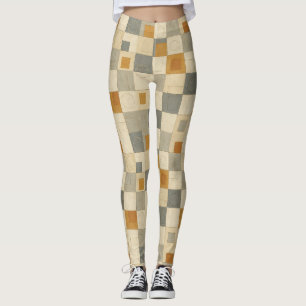 Pickleball Ben Nicholson Inspired Abstract Leggings