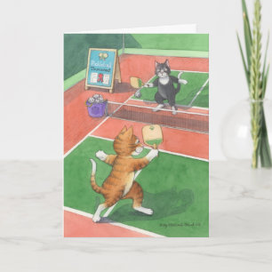 Pickleball Birthday Bud & Tony Notecard